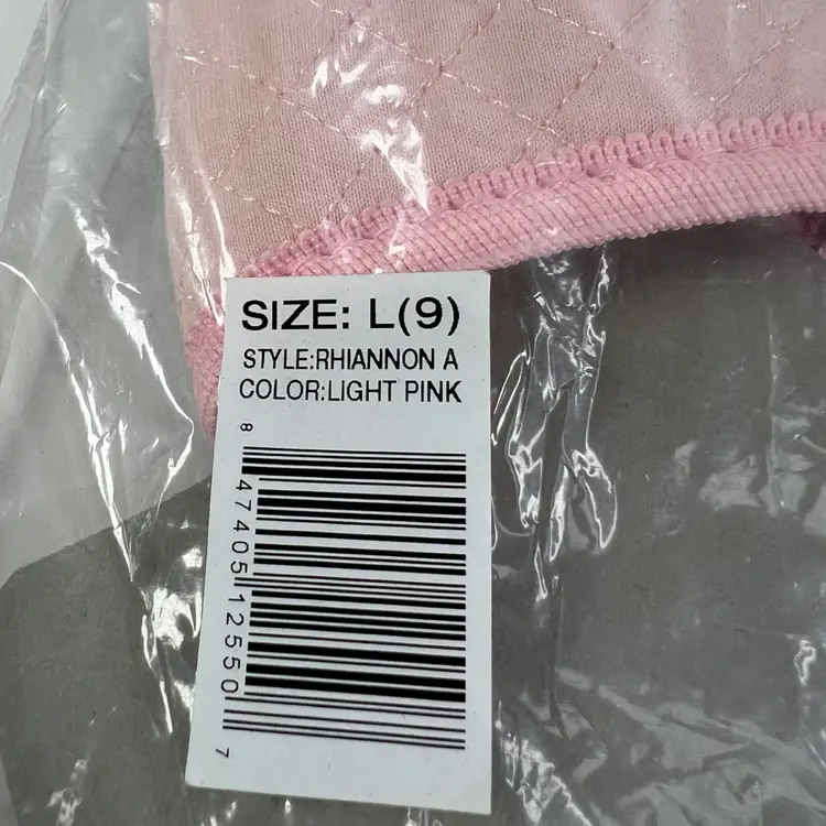 NWT GoldToe Brand Rhiannon A Style Slippers. Size L  Large 9. Light Pink Color.