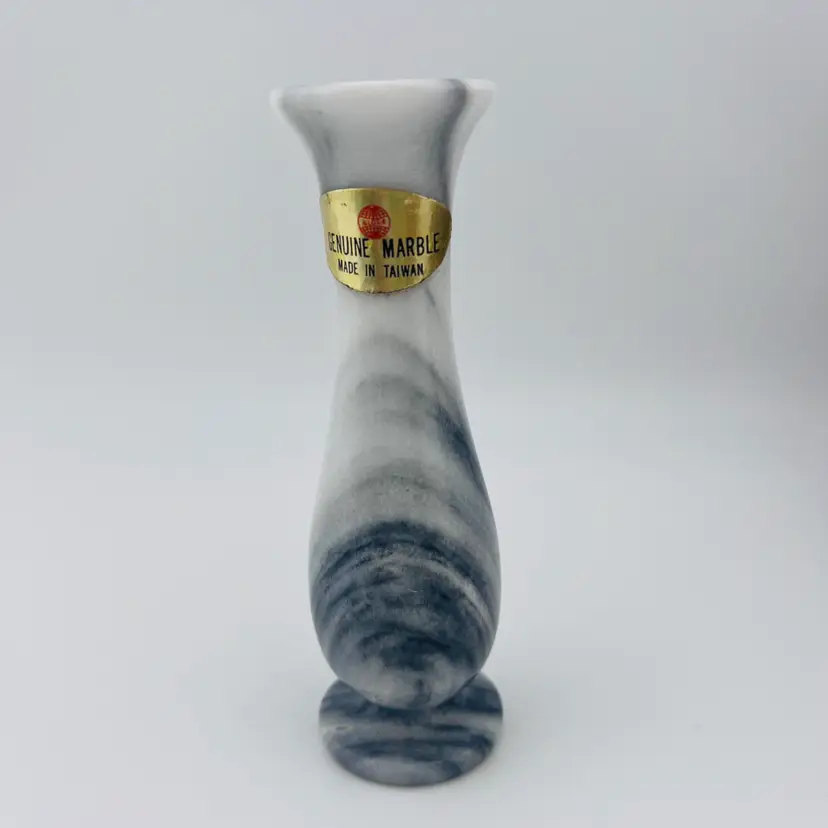 Vintage Small Marble Vase 4.5”