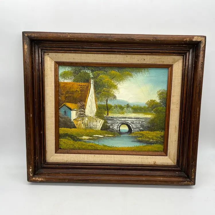 Original Oil Painting On Canvas AS IS