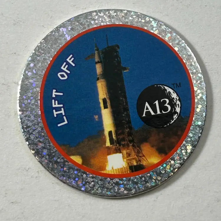 POGs Apollo 13 POG #3 Lift Off A13 NASA Hardee's Food Service 1995 -  153
