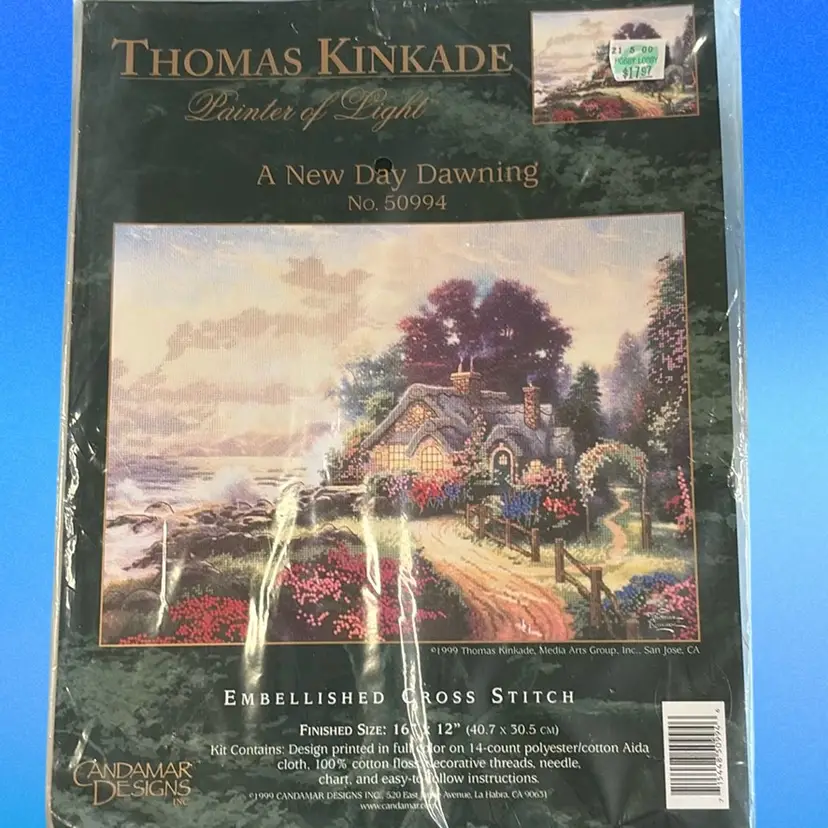 Thomas Kinkade A New Day Dawning Cross Stitch Kit 50994