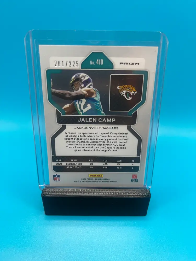 Jalen Camp Purple Atomic Prizm /225 Houston Texans