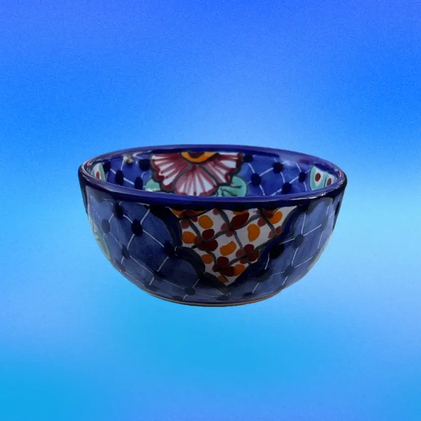 Small Talavera Hand Painted Salsa Bowl