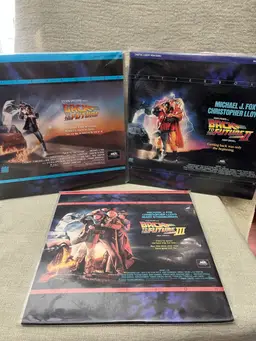 Back to the Future I II III LaserDisc LOT Extended Play Letterbox 1985 1990