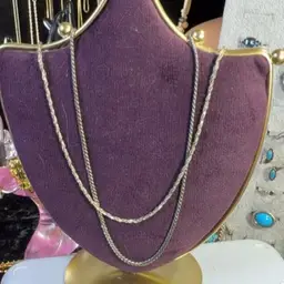 2 Sterling Silver Chains