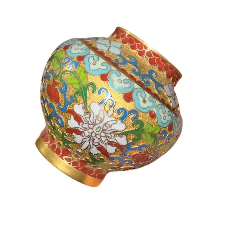 Small Openwork Cloisonné Vase