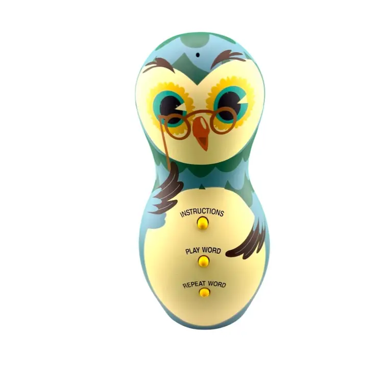 Vintage Hallmark Owl Hot Potato Game - Grab N Gabs Party Game 6.5” Tall x 3.25” Wide x 3” Deep