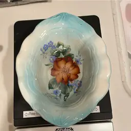 Antique bowl with aging