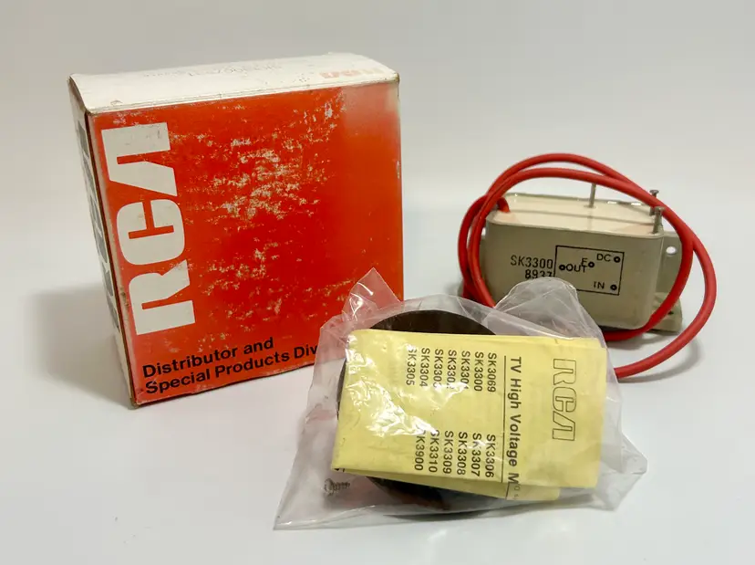 Vintage RCA NOS Replacement Part SK3300/531 High Voltage Tripler Module for Color TV Receivers