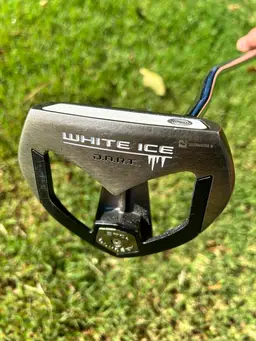 Odyssey White Ice D.A.R.T Mallet Putter w/ New Odyssey Grip 35”