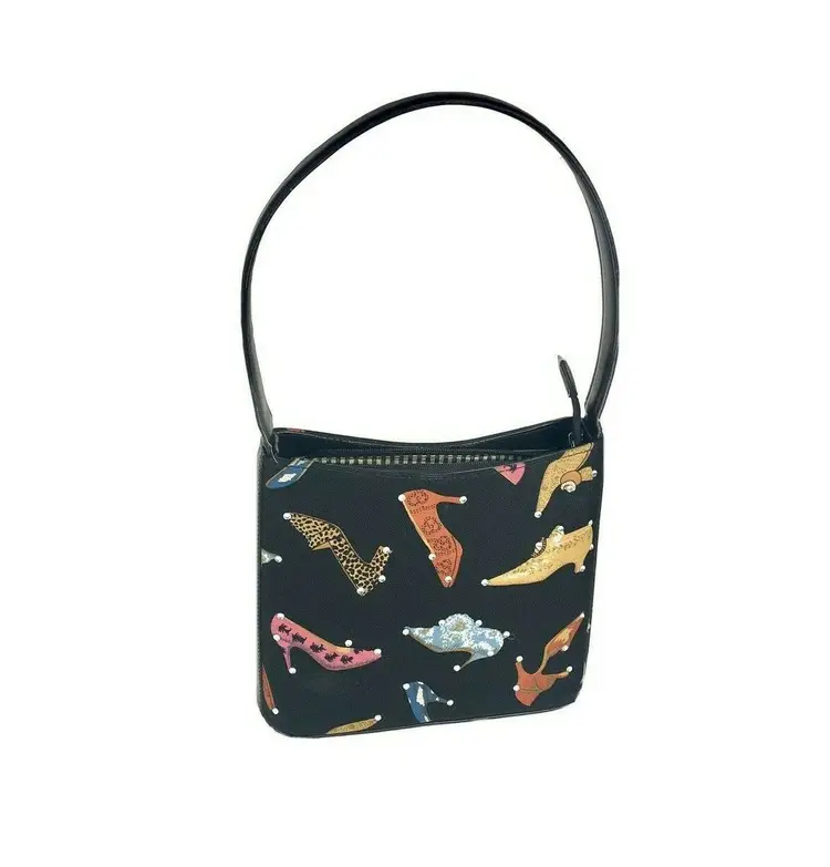 Handbag Shoe Designs with Sequins Classic Stylish