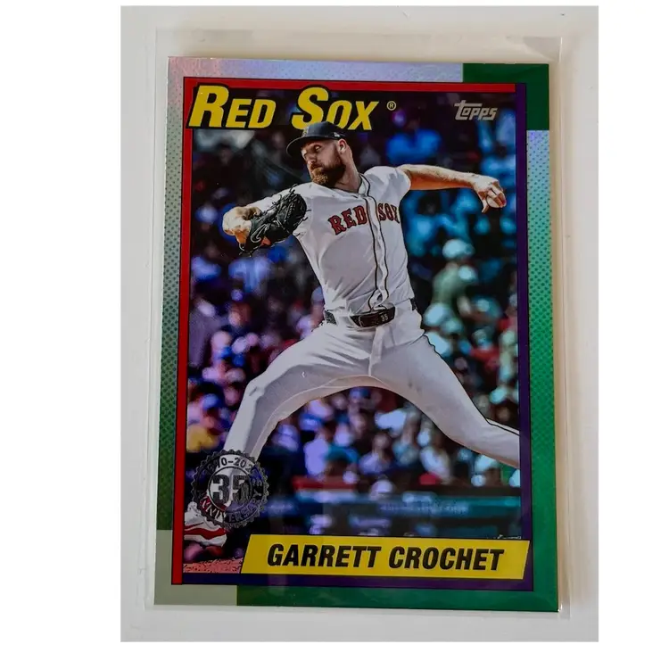 Garrett Crochet 1990 Topps Boston Red Sox