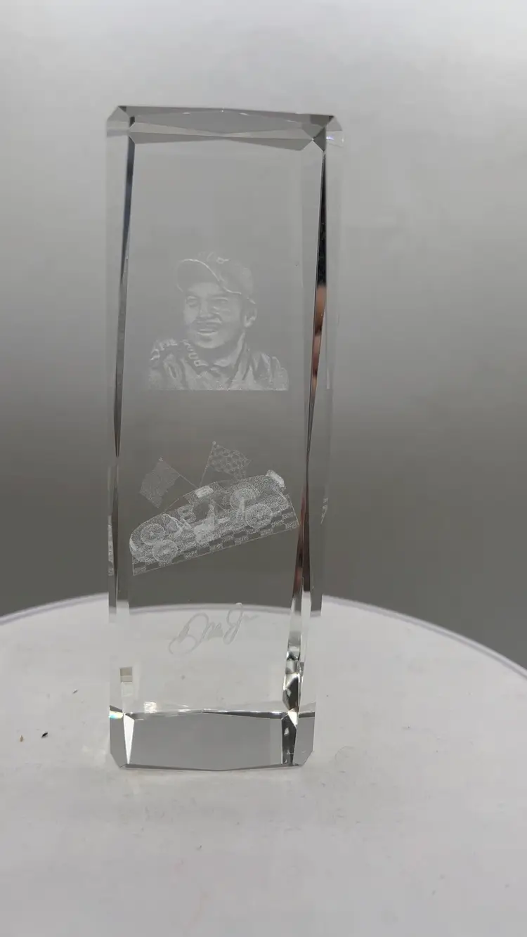 DALE JR LASER ETCHED PAPERWEIGHT