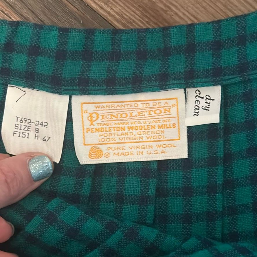Niknax · Pendleton's Woolen Mills Skirt Size 8 Dry Clean Only