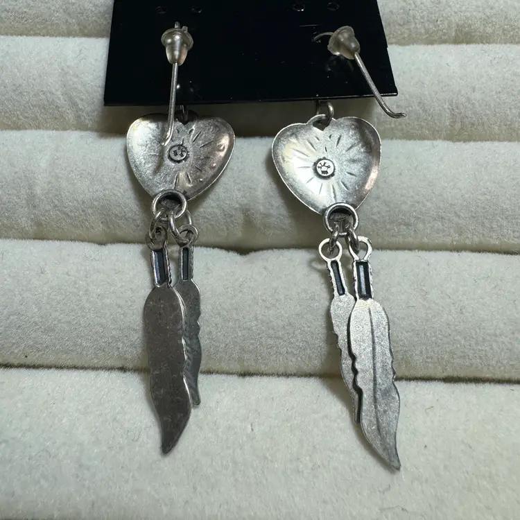 Sterling Southwestern Dangle Earrings