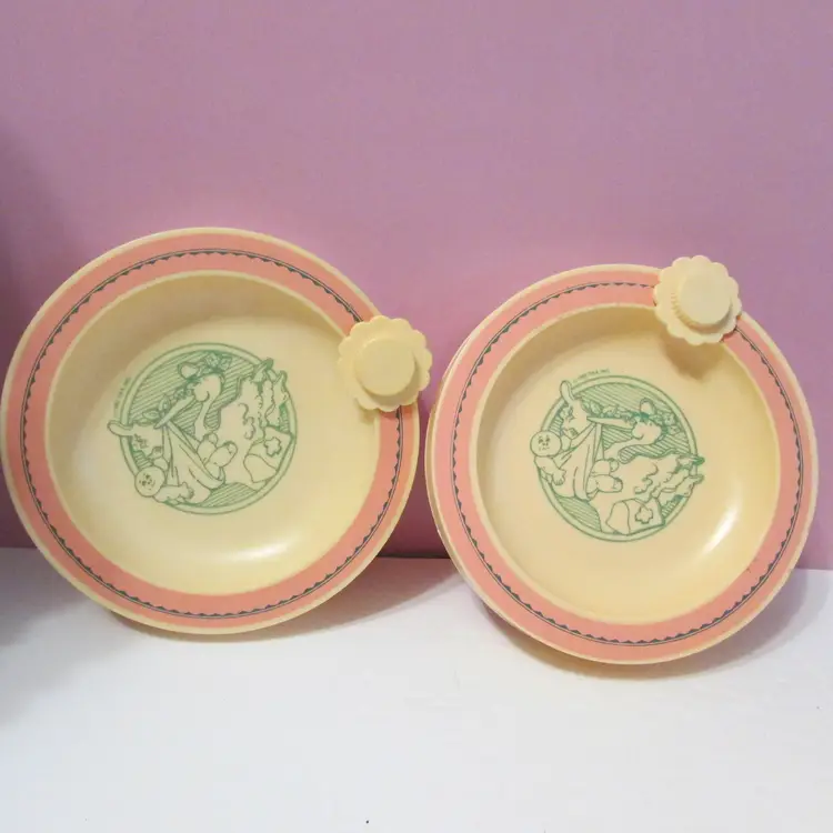 vintage Cabbage Patch doll accessories made in Italy cups plate dish food