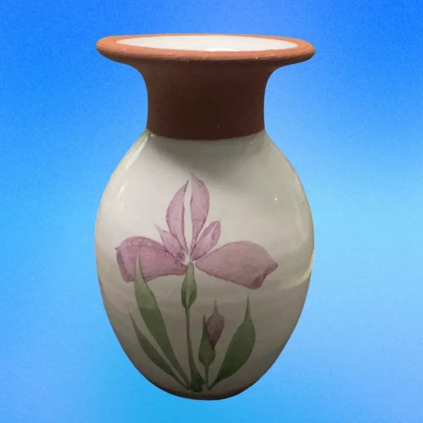 Emerson Pottery Vase Hand painted Virginia