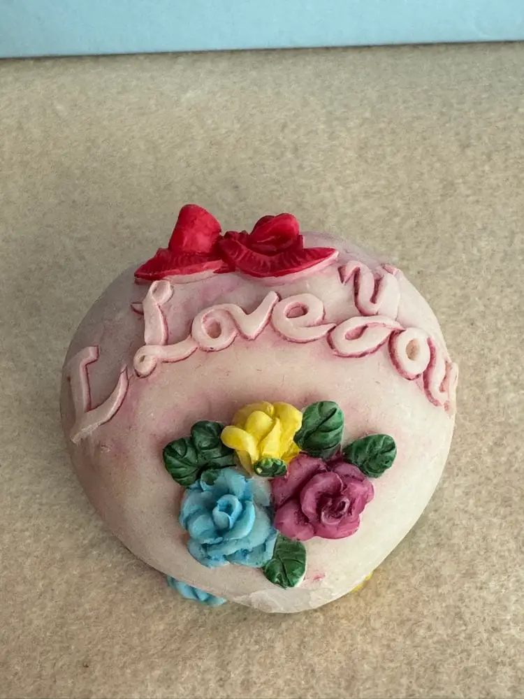 Resin “I Love You” Box With Bears Inside