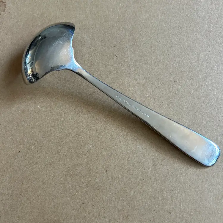 Vtg Florian Solid Gravy Ladle Yamazaki 6-5/8”