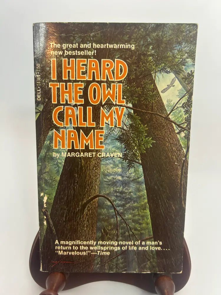 Vintage 'I Heard the Owl Call My Name' By Margaret Craven Paperback Dell Book 1979