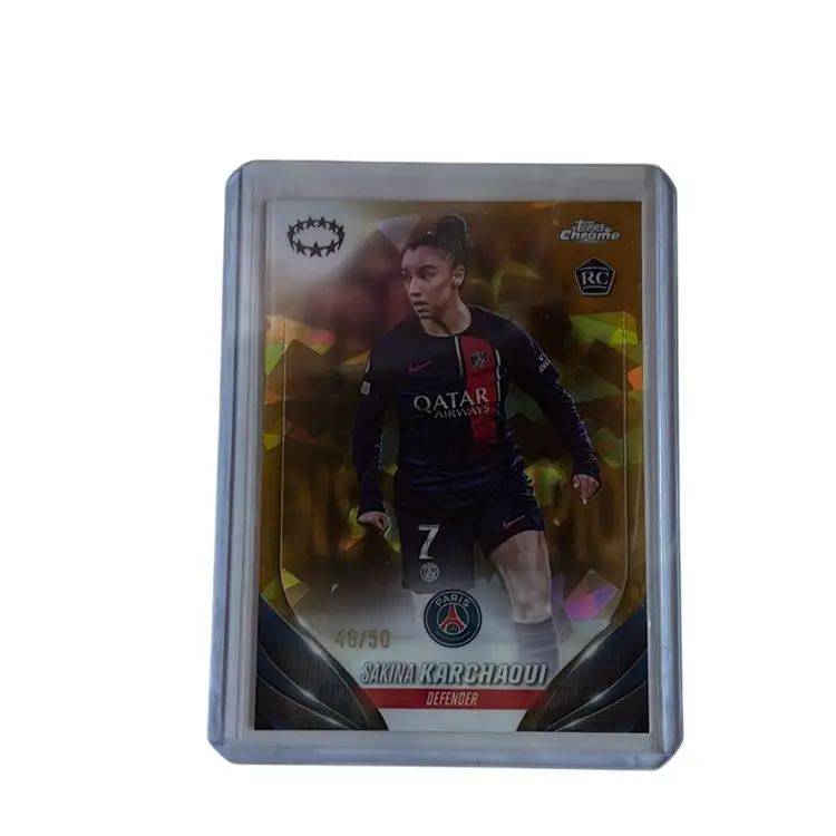 Sakina Karchaoui Uwcl Topps Sapphire Gold /50 PSG