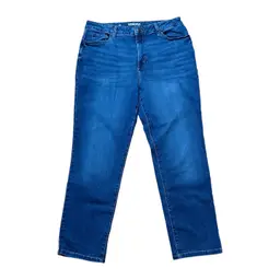 Sonoma Curvy Straight Leg Women's Size 16 Short High Rise Denim Jeans 