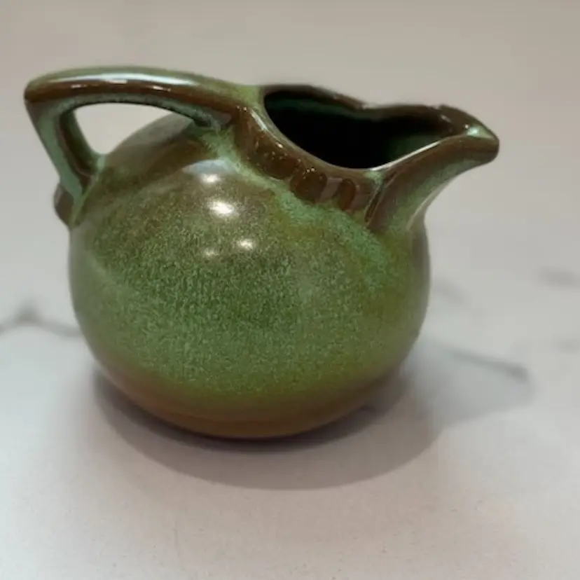 Vintage Frankoma #553 Mini Prairie Green Pitcher