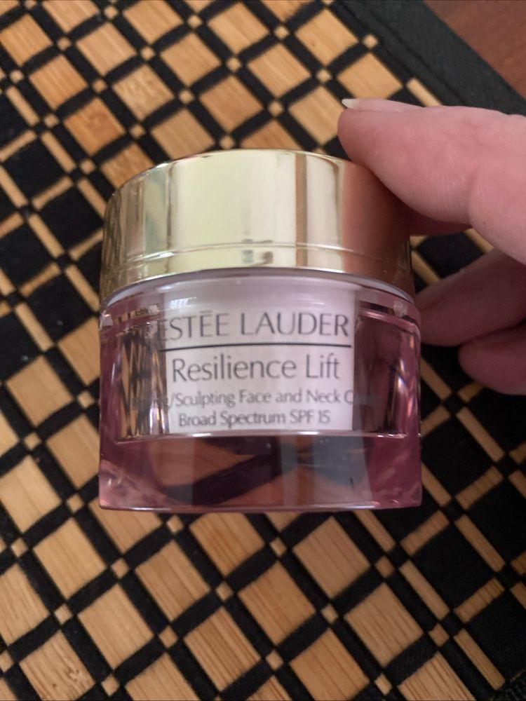 Estee Lauder Resilience Lift Firming/Sculpting Face & Neck Creme .5 oz NWOB SPF 15
