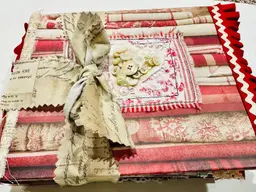 Handmade French-Inspired Junk Journal – Waterfall Style, Sewing Theme – 68 Pages – 10x8.25 Planner/Art Journal