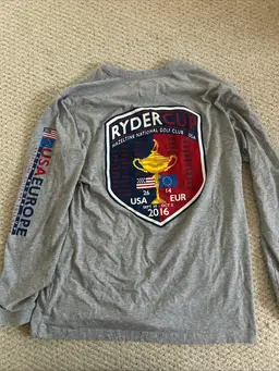 2016 Ryder Cup Hazeltine Long Sleeve Golf T-Shirt Men's L