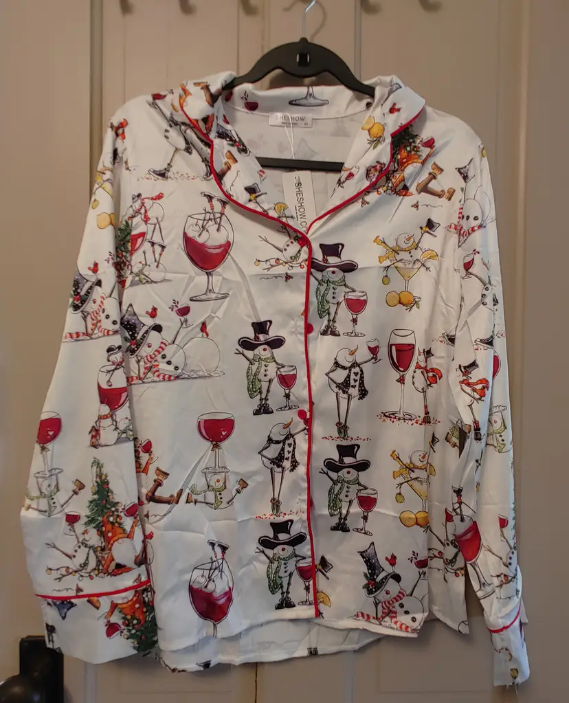 Pajamas- Brand: She Show. Size XS. NWT. Retail $38-48. Material: 97% polyester, 3% spandex. No callouts.