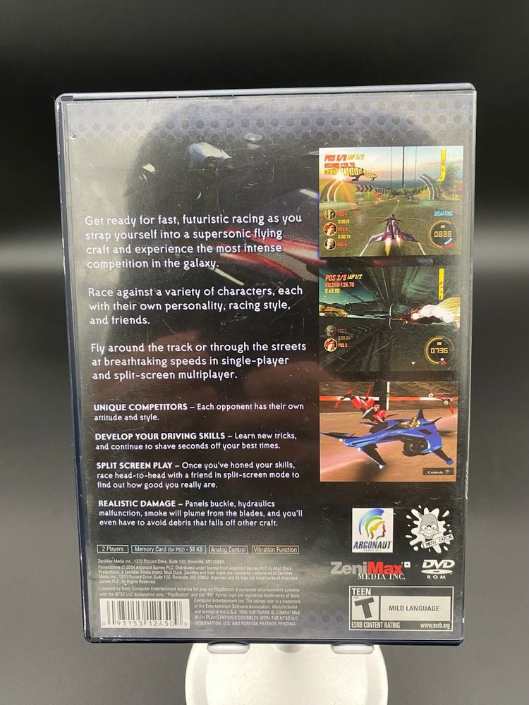 Power Drome PlayStation 2 Video Game - 2004 Mud Duck - Complete