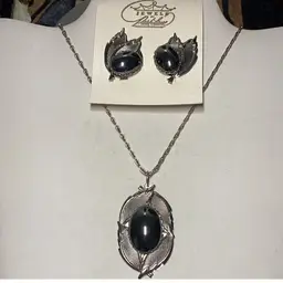 Park Lane Necklace 24” And Clipon Earrings 1.5” - New Condition Circa 1950’s