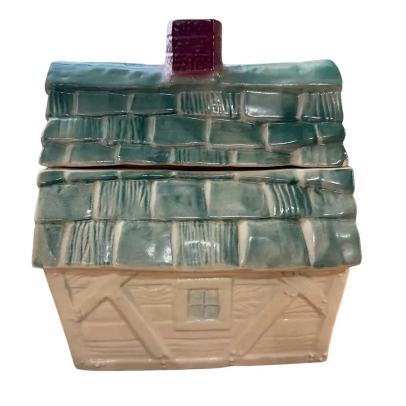 Brush McCoy Pottery "Cookie House" cookie jar, model W31