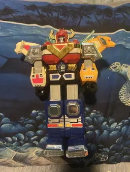 1998 Bandai Power Rangers Lost Galaxy 9" Galaxy MEGAZORD Action Figure w/ Condor