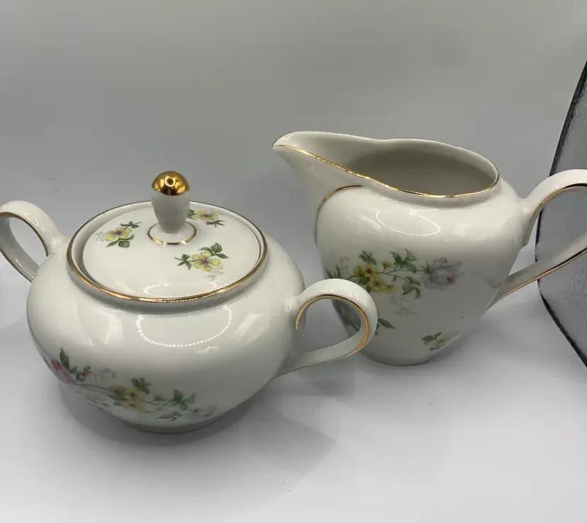 Winterling Germany Porcelain Creamer and Sugar