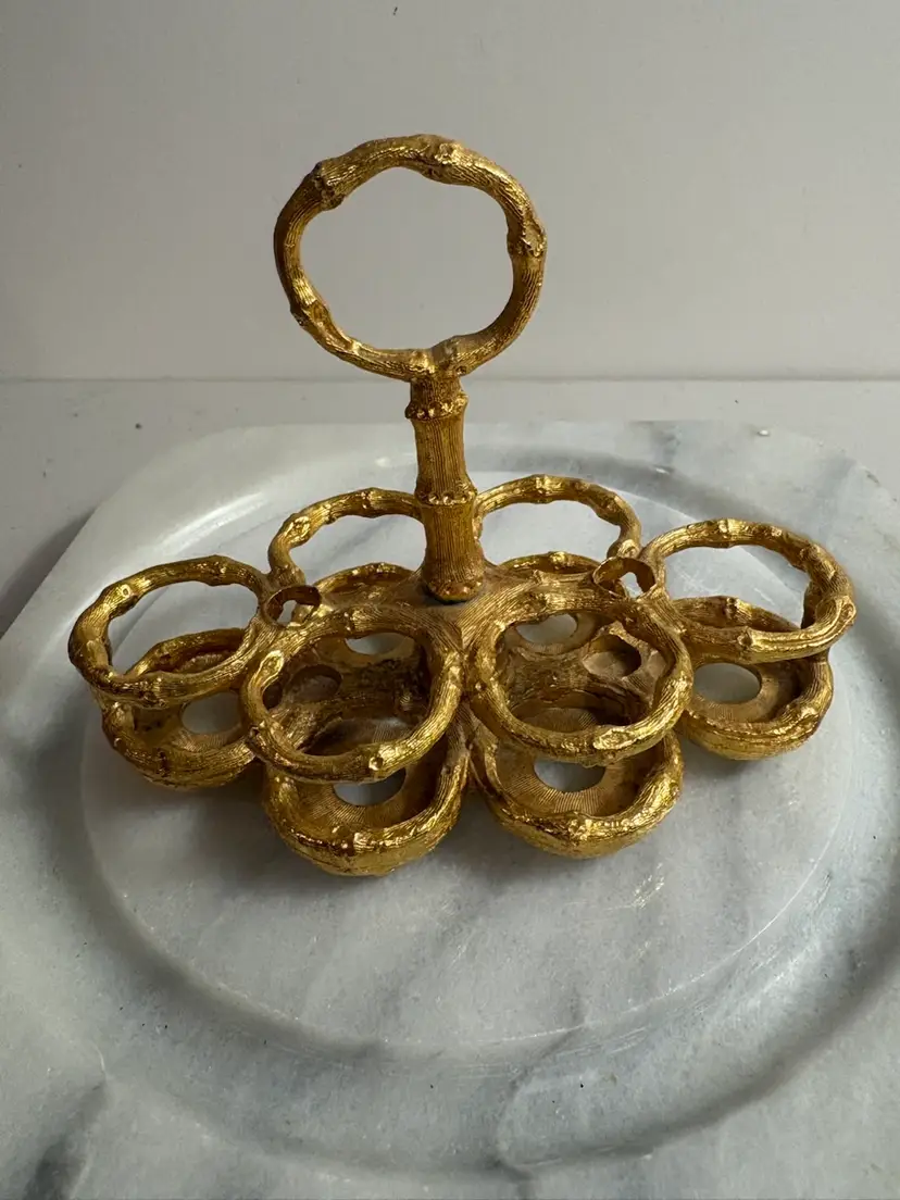 Vintage Goldtone Lipstick Holder