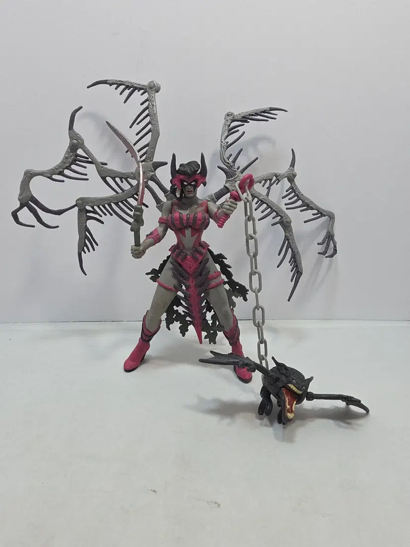 1996 McFarlane Spawn Series 5 Widow Maker Figure Complete Wings Loose (N)
