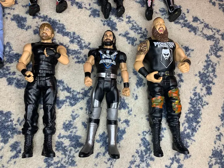 Wrestling Action Figure  Collection  7 Total