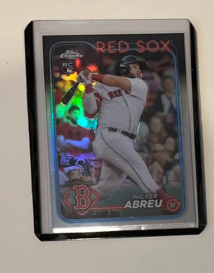 Wilyer Abreu RC Chrome Refractor Boston Red Sox