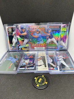 Wyatt Langford RC Lot 2024 10 Card With Mini Diamond Best Ballers SP