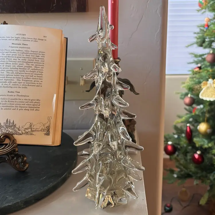 Vintage Blown Glass Christmas Tree