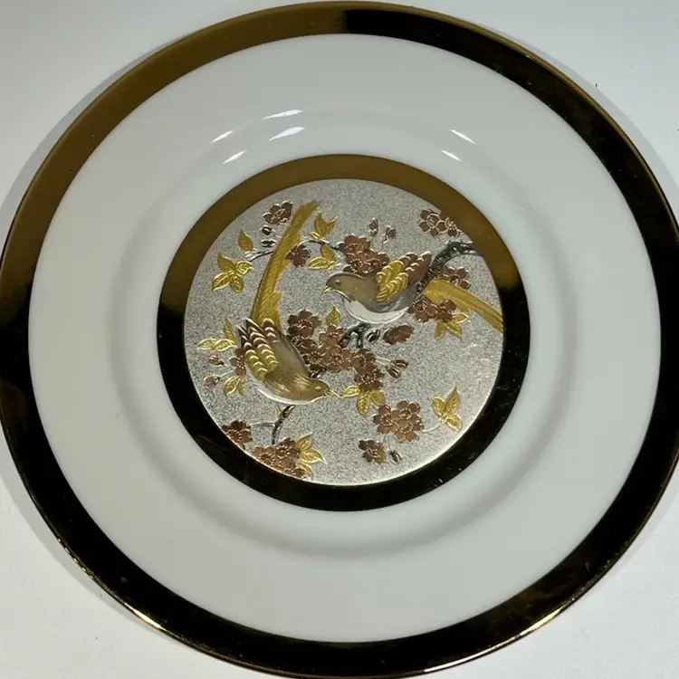 Chokin Japan- Toyo- Bird Plate 6.25”