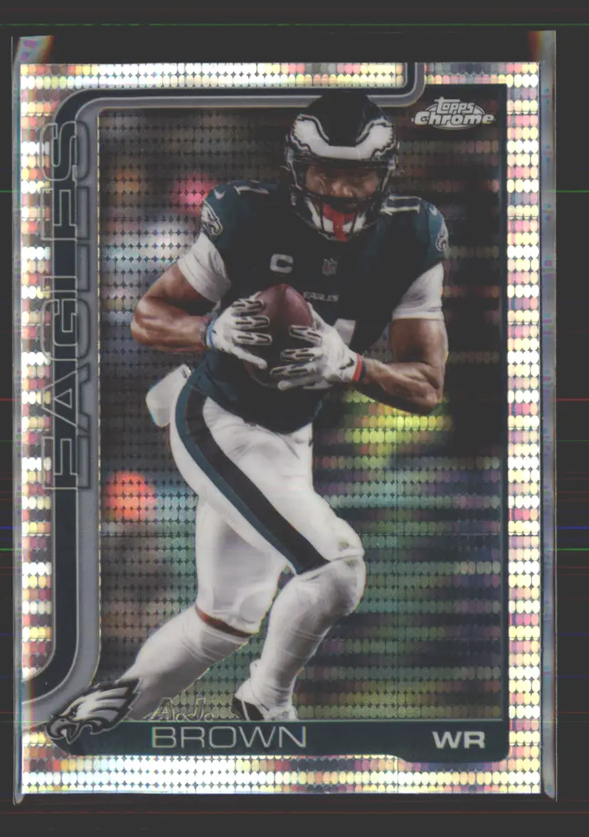 A.J. Brown 2025 Topps Chrome Pulsar #243 - (142) - Philadelphia Eagles