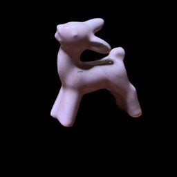 10. Pink Pottery Deer 3 Inches Tall.
