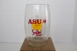 1978 ASU Sun Devil Disco Lounge Football Glass