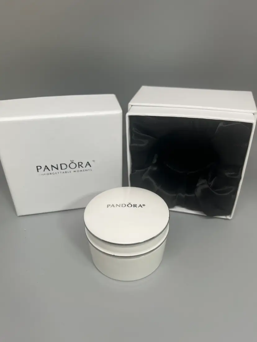 Porcelain Pandora Trinket/Display With Box