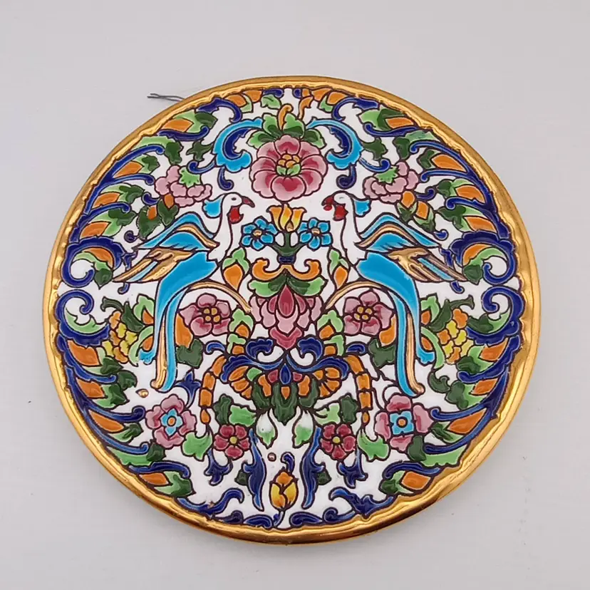 Enameled ceramic plate from Spain