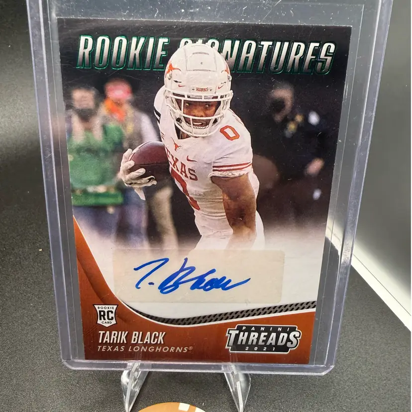 Tarik Black RC Auto 2021 Chronicles Threads Draft Picks Detroit Lions