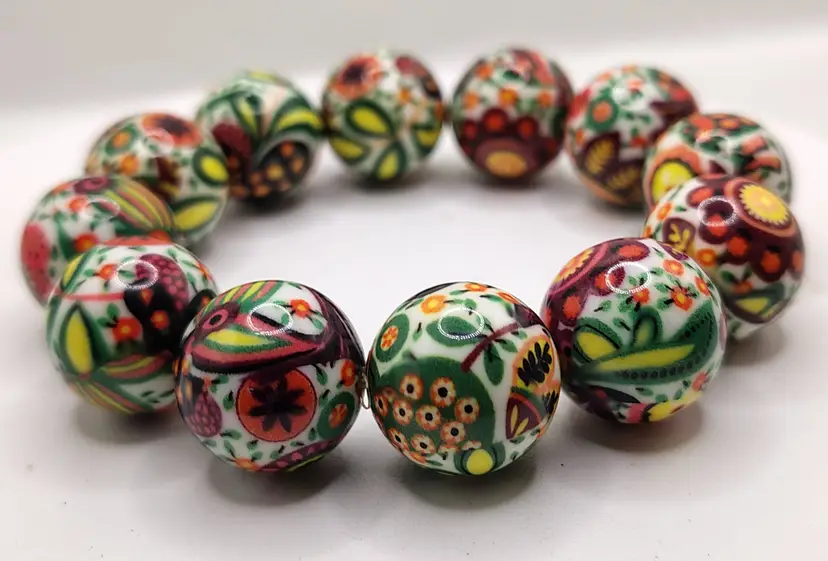 Vera Bradley 'VIVA LA VERA' MOTHER'S DAY BEADED BRACELET - 2011 Retired Limited Edition